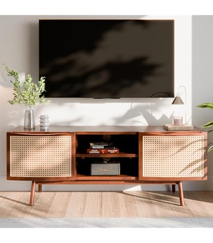 JASPER　テレビ台 Amazon.com: Bme Jasper Premium Solid Wood TV Stand, Under 10